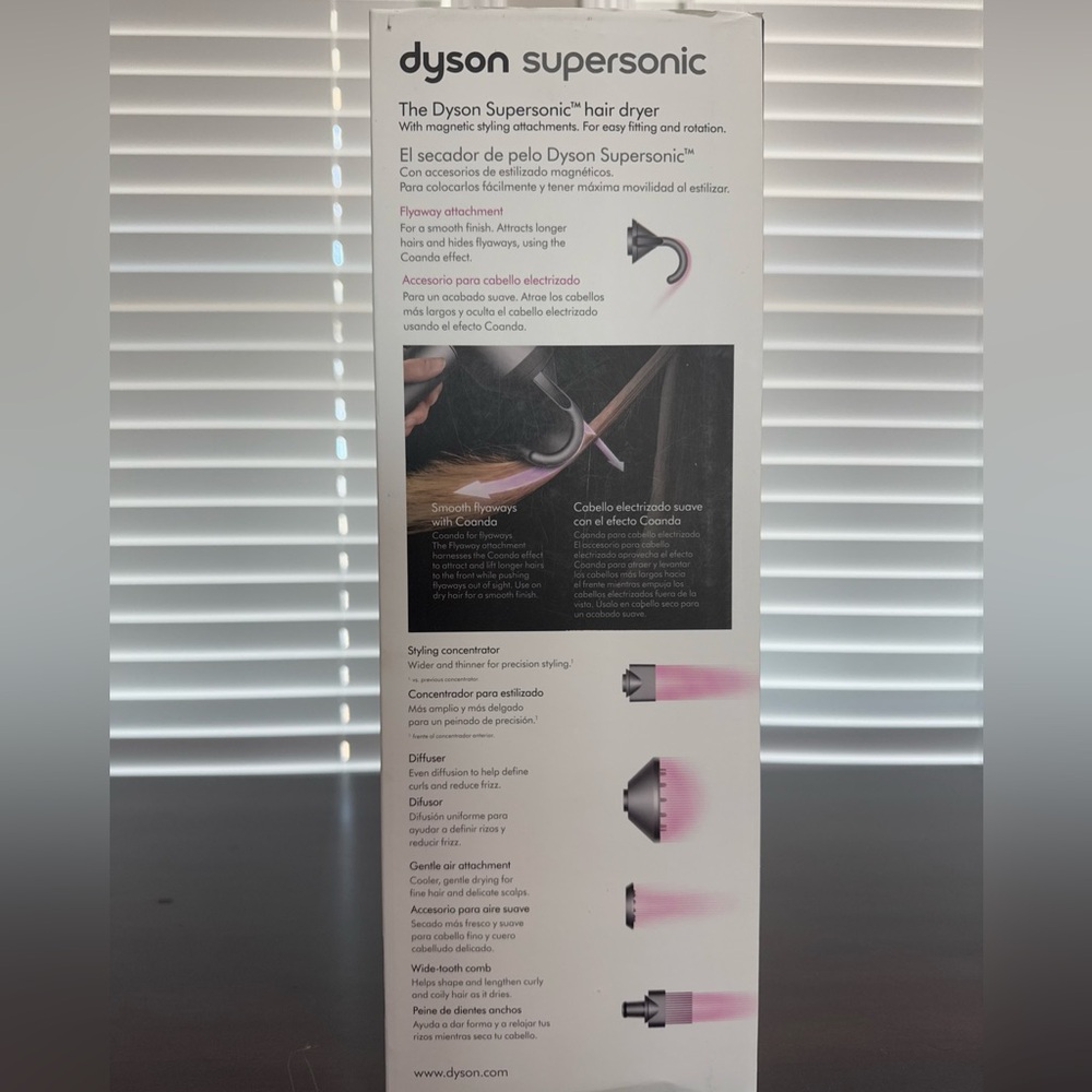 Dyson Supersonic with Fuchsia and Silver Accents